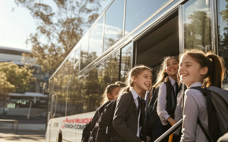 Comfortable and Safe Coach for School Excursions in Melbourne